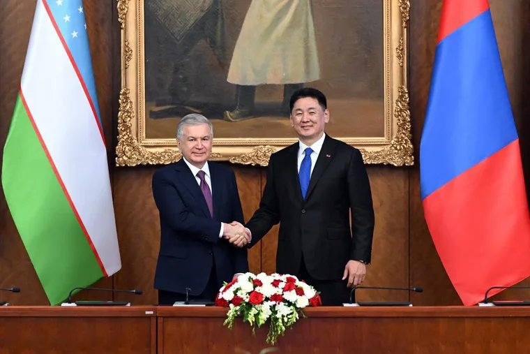 Leaders of Uzbekistan and Mongolia Summarize Outcomes of Productive Talks