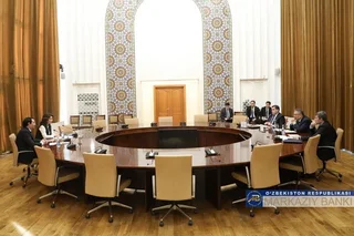 В ЦБ прошла встреча с руководством «Halyk Bank» Республики Казахстан