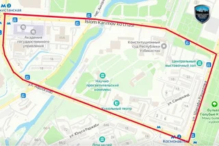 Завтра в центре Ташкента перекроют несколько улиц