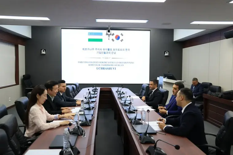 Ферганская область и ShinWon Corporation обсудили проекты в текстиле