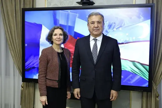 Франциянинг Ўзбекистондаги элчиси билан парламентлараро ҳамкорлик масалалари муҳокама қилинди