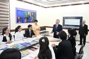 Президент Миллий эстрада институтида бўлди