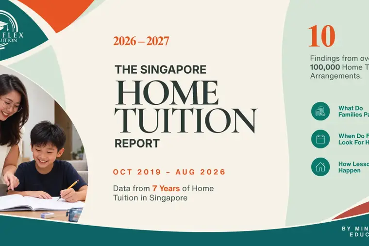 MindFlex Education: A Home Tutor Costs Singapore Families a Median of S$390 a Month, Rising from S$325 at Primary to S$553 at Junior College