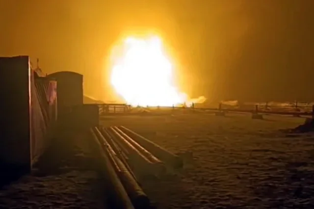 Industrial Natural Gas Flow Obtained at New Well in Karakalpakstan]