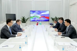 В столичном хокимияте прошла встреча с послом Российской Федерации
