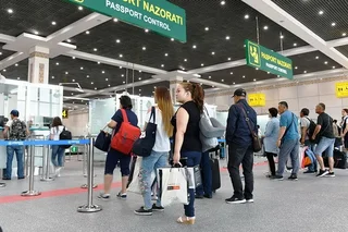How many citizens of the Republic of Uzbekistan have left it for tourism purposes?