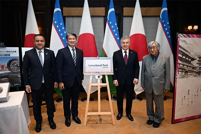 Oʻzbekiston Prezidenti Nara shahri meri bilan uchrashuv oʻtkazdi
