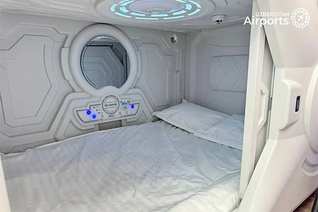 New Qo‘noq Capsule Hotel Opens at Tashkent International Airport