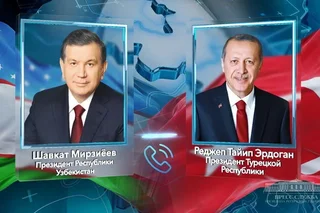 Presidents of Uzbekistan and Turkey have a telephone conversation