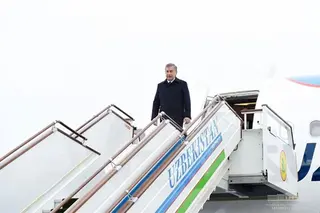 President of Uzbekistan arrives in Samarkand