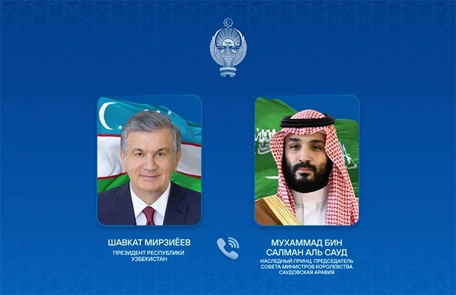 Mirziyoyev, Saudi Crown Prince Discuss Middle East Situation
