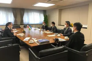 KOMATSU to explore the possibilities of expanding cooperation with Uzbekistan