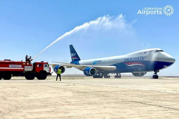 Silk Way company made the first flight to Navoi