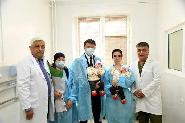 For the first time in history, Uzbek doctors successfully separated Siamese twins