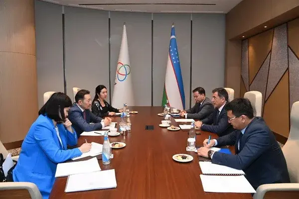 Vladimir Norov receives a delegation from the Conference on Interaction and Confidence Building Measures in Asia