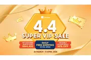 Shopee Expands VIP Benefits This 4.4 with Daily Free Shipping RM0 Minimum Spend, Early Access Deals and Vouchers Worth Up to RM4,400