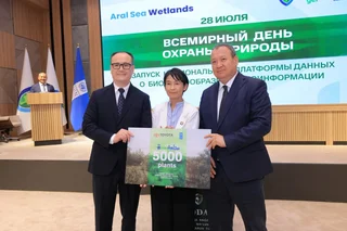 Toyota Central Asia поддержала посадку саксаула на Арале