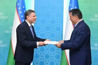 Vladimir Norov receives the newly appointed Ambassador of Argentine