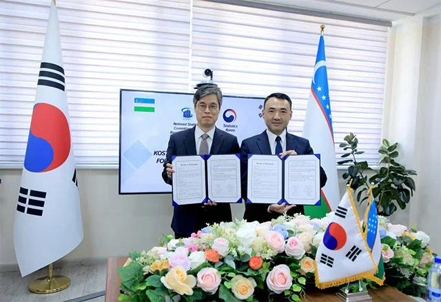 Koreya hukumati “Statistika salohiyatini oshirish” loyihasi uchun O‘zbekistonga 3,8 mln dollarlik grant ajratdi