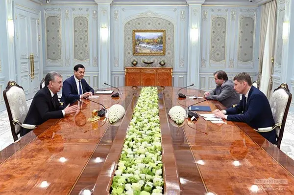 President of Uzbekistan receives the delegation of Russia