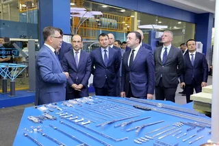 Prime Minister of Georgia Irakli Garibashvili arrives in Uzbekistan