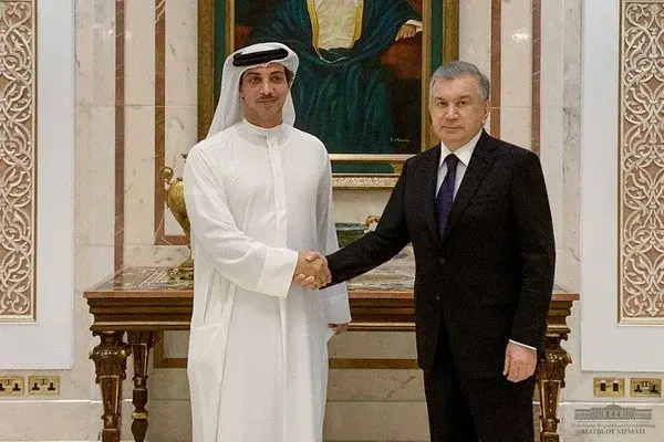 President of Uzbekistan meets with the President of the United Arab Emirates