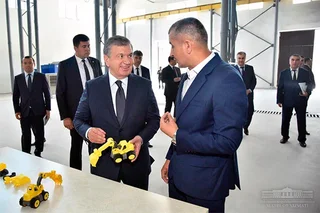 Uzbek President pays visits toys plant in Tashkent