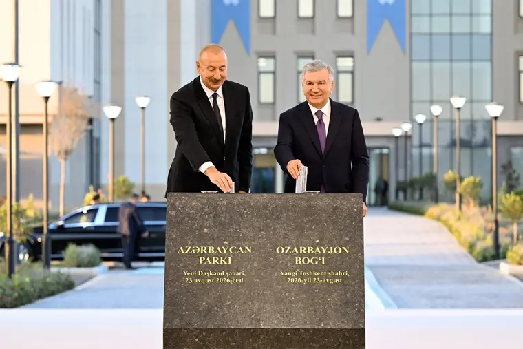 В Новом Ташкенте заложили парк «Азербайджан»