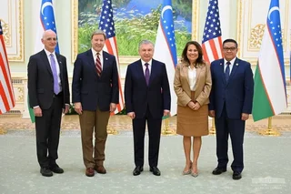 Ўзбекистон Президенти АҚШ парламенти делегацияларини қабул қилди