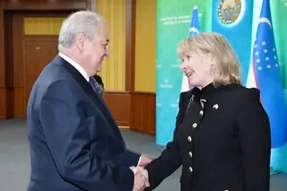Abdulaziz Kamilov received the Special Representative of the European Union for Central Asia