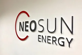 Компания «NEOSUN Energy» предоставила свои услуги по возобновляемым источникам энергии