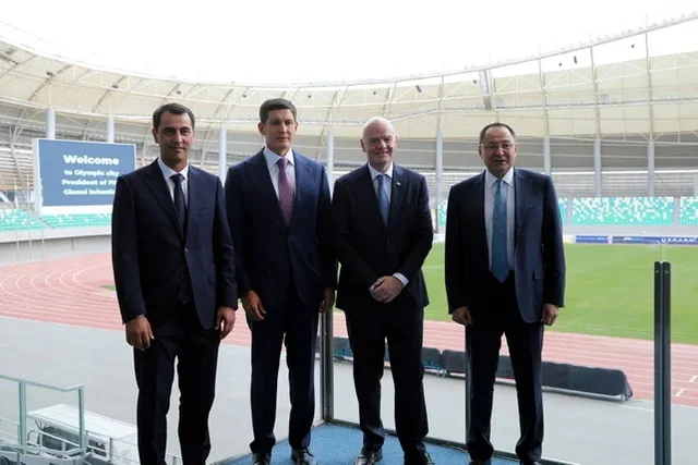 FIFA Prezidenti Janni Infantino Olimpiya shaharchasiga tashrif buyurdi