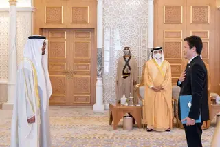 Ambassador of Uzbekistan presents his credentials to the President of the UAE