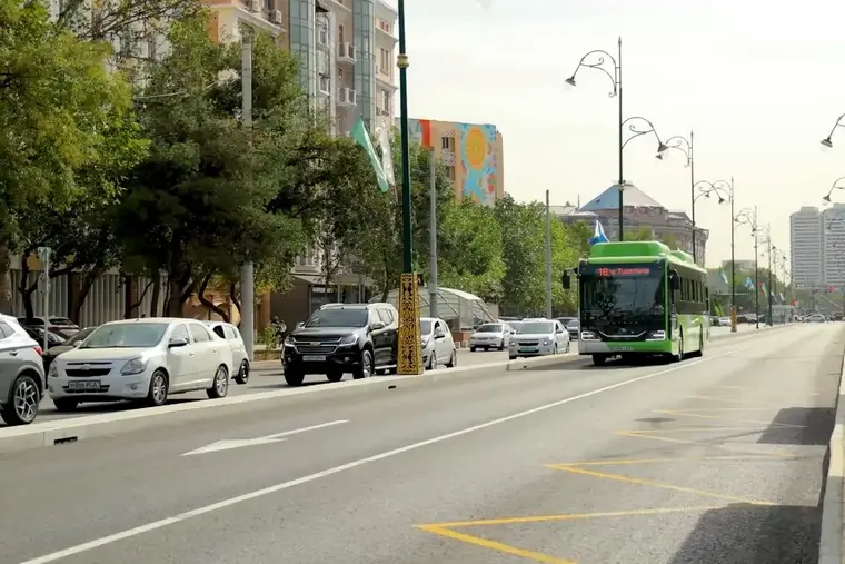 В Ташкенте создадут 17,9 км выделенных полос для автобусов