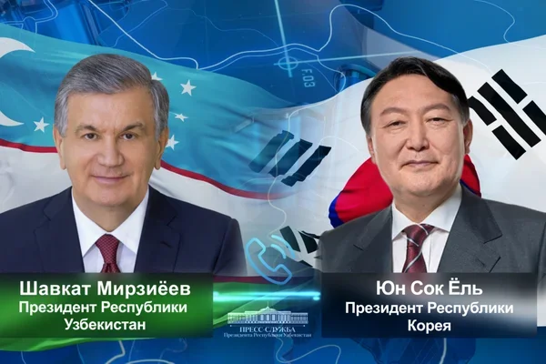 Президенты Узбекистана и Республики Корея обсудили дальнейшие планы по расширению многопланового сотрудничества