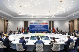 Chairperson of the Senate speakes at the XI plenary session of the TurkPA Parliamentary Assembly