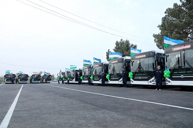Termizning jamoat transporti parki yangilanmoqda