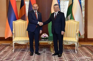 Президент Узбекистана принял Премьер-министра Армении