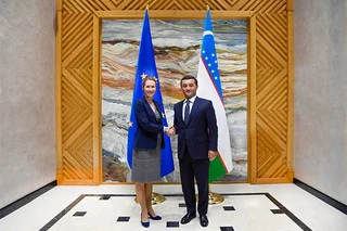 Uzbek FM meets European Commission Vice President