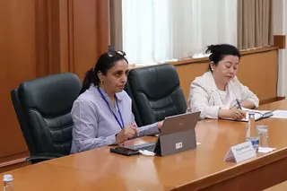 Meeting with representatives of the ADB on the implementation of the project "Program for the development of small and medium-sized businesses"