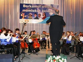 Young musicians and their concert
