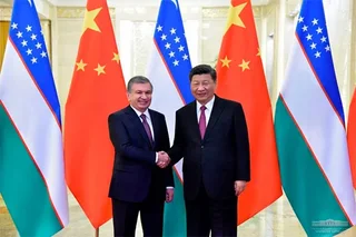 Президент Узбекистана встретился с Председателем КНР
