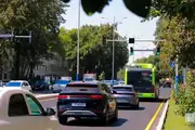 В Ташкенте на улице Лутфий заработали камеры для контроля выделенных полос