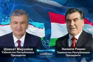 O‘zbekiston va Tojikiston Prezidentlari telefon orqali muloqot qildilar