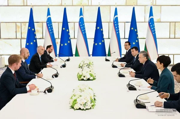 President of Uzbekistan and the President of the European Council discuss the development of multifaceted cooperation