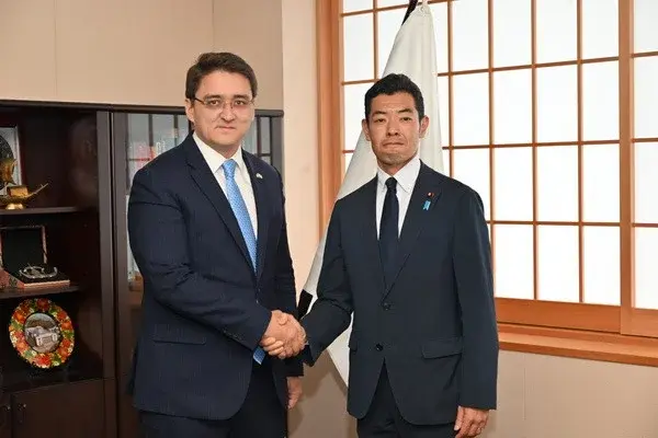 Bobur Usmanov holds a meeting with the State Minister of Foreign Affairs of Japan