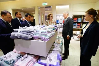 Уфада Ўзбекистоннинг Aisha Home Textile компаниясининг биринчи кўргазма зали очилди