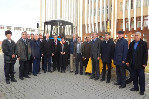 Switzerland hands over land laser leveling equipment to Tashkent institute