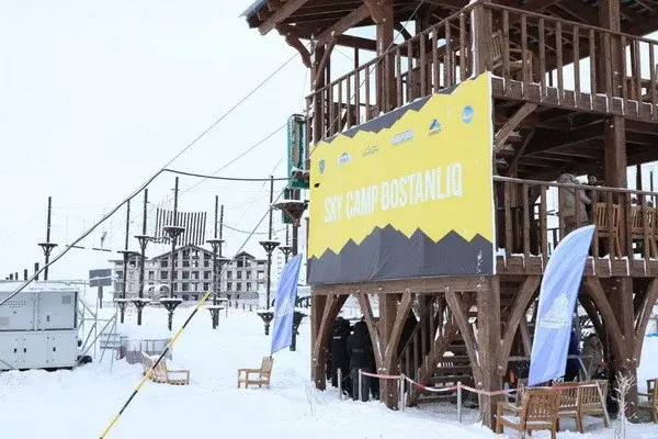 В Бостонлыке состоялось открытие зимнего курортного сезона