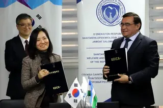 KOICA and Sanitary and Epidemiological Welfare and Public Health  Service launch a new project for strengthening capacity for response to infectious diseases